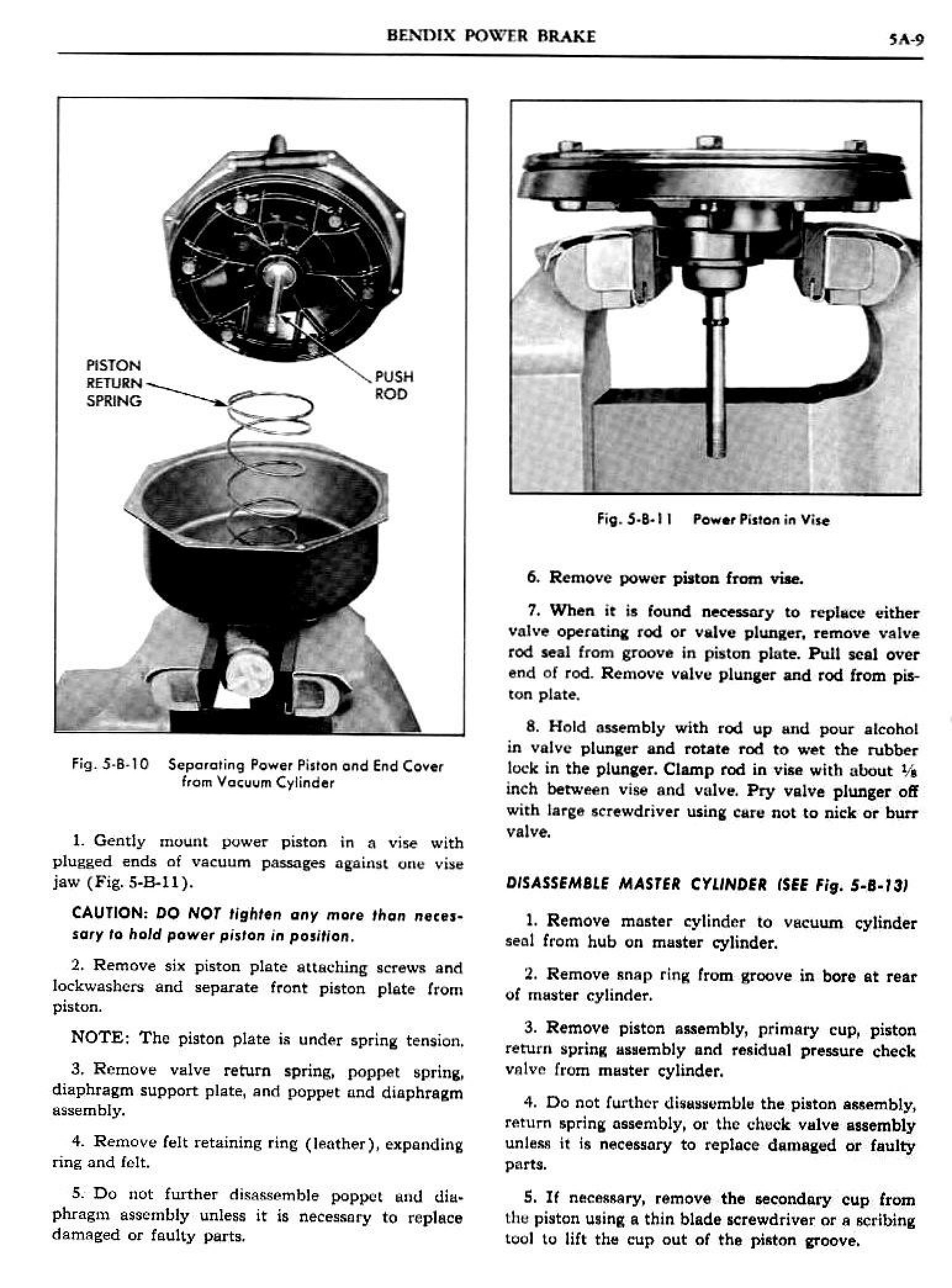 1962 Pontiac Chassis Service Manual Power Brakes Page 9 of 34